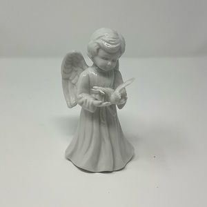 VINTAGE LEFTON ANGEL AND BIRD FIGURE